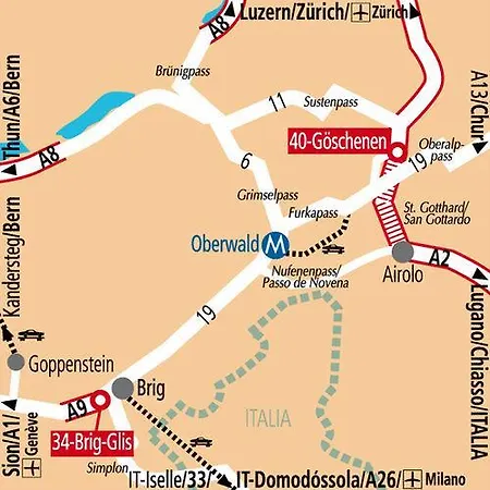 Alpenhof 3* Обервальд